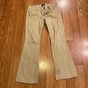 American eagle artist boot cut khaki trouser pants